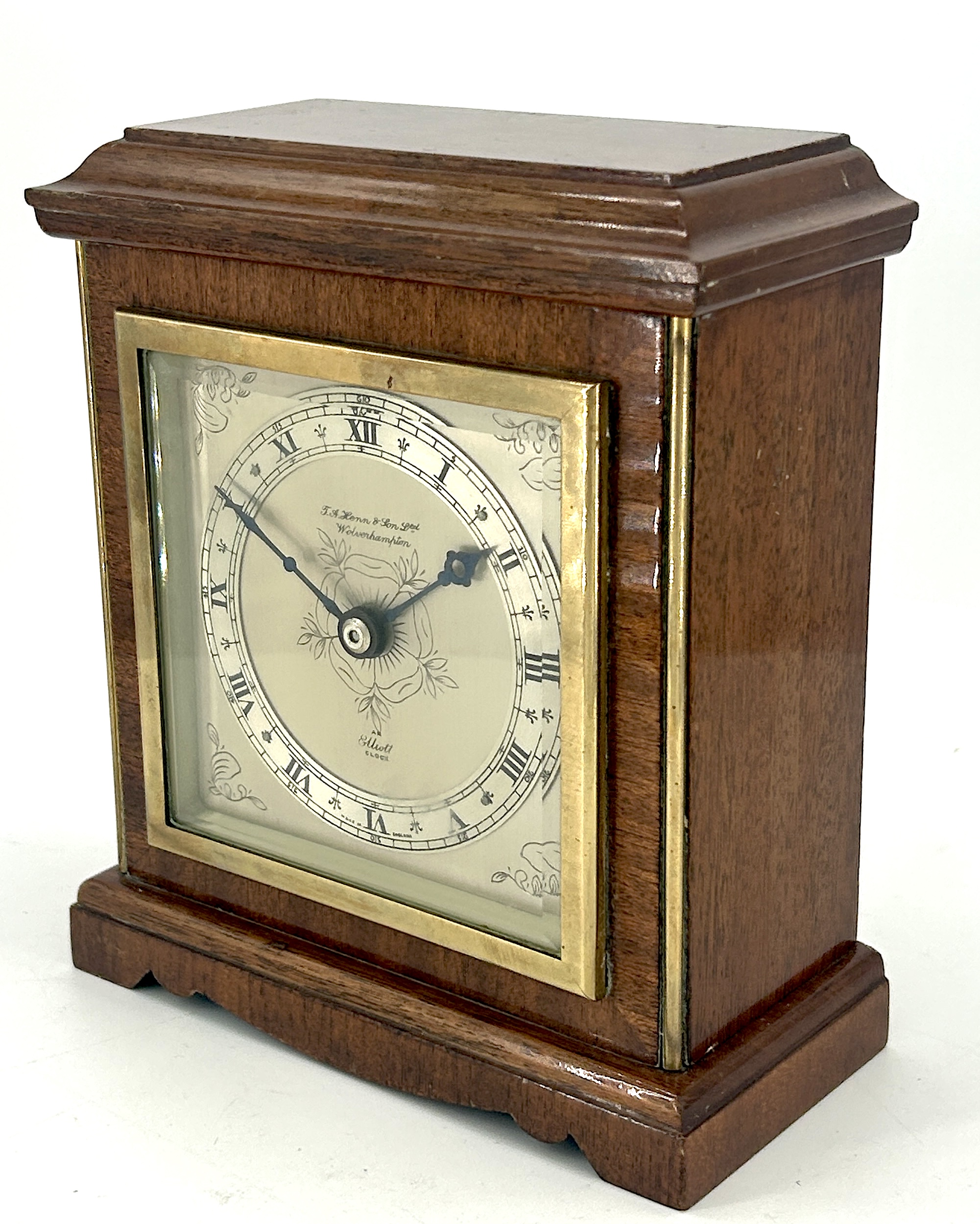 Elliot Mahogany Case Mantel Clock - Image 4
